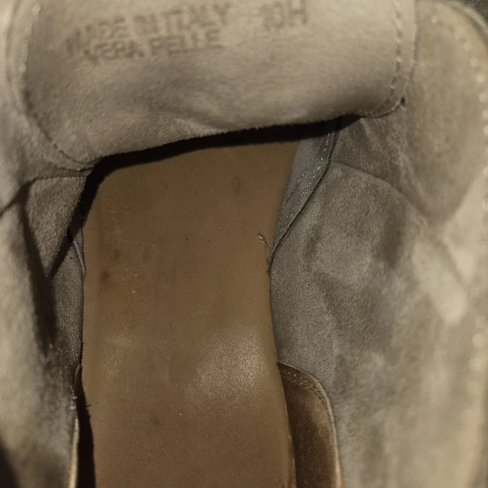 Rhodes Made in Italy Suede Chukka Boots Desert Style Crepe Sole Size 10